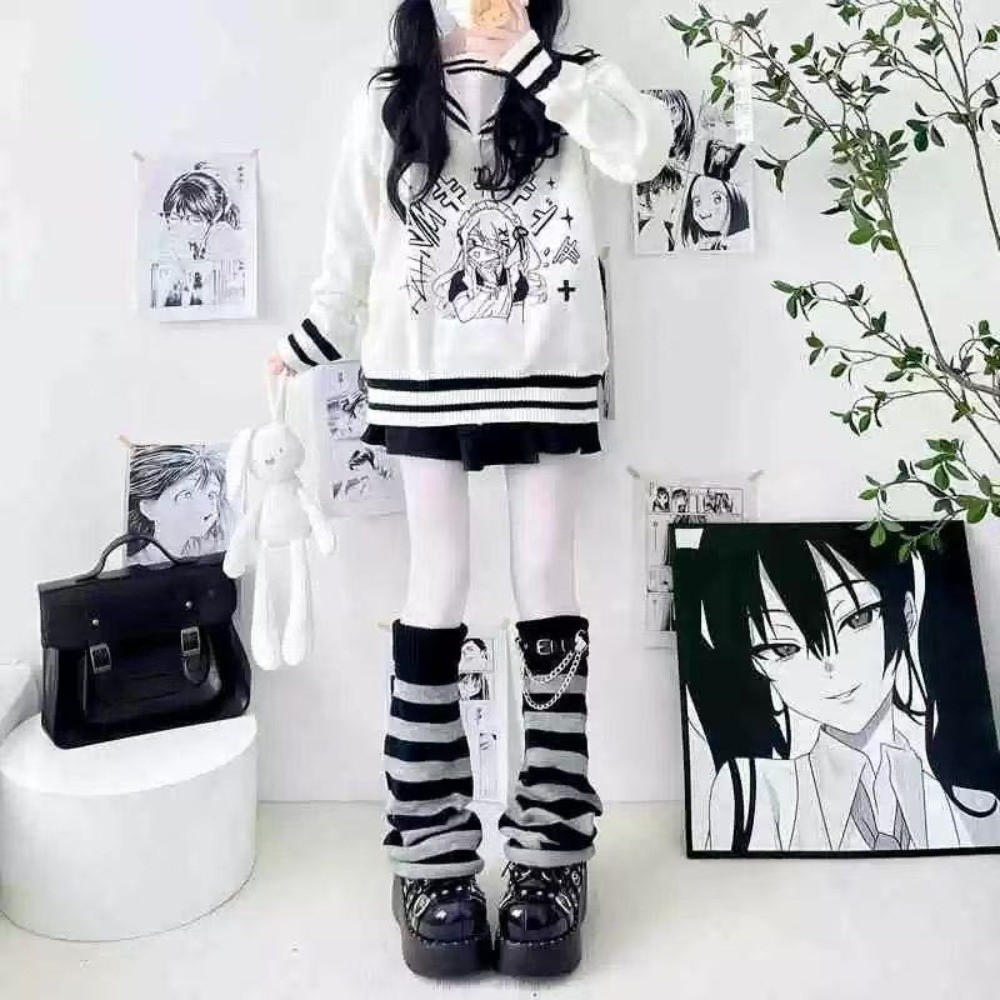 Boot Sock Slouchy - جوارب تدفئة الساقين المحبوكة على الطراز