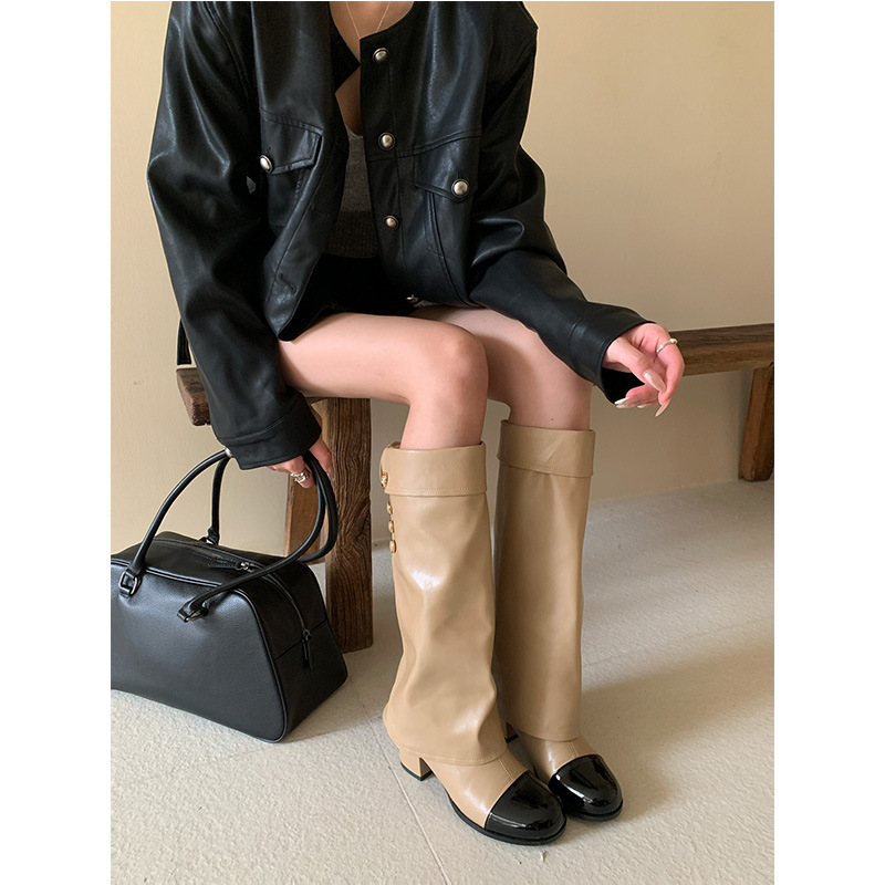 Knee High Sock Women - حذاء فارس صغير معطر على الطراز