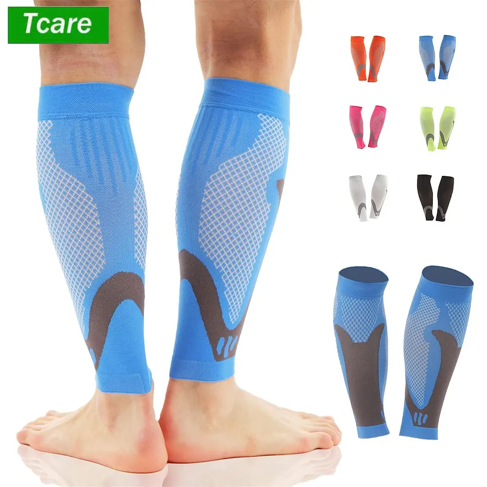Compression Sleeve Calf - زوج واحد من أكمام ضغط الساق،