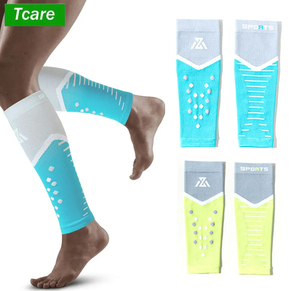 Compression Sleeve Calf - كم ضغط للرجال والنساء ، دعم