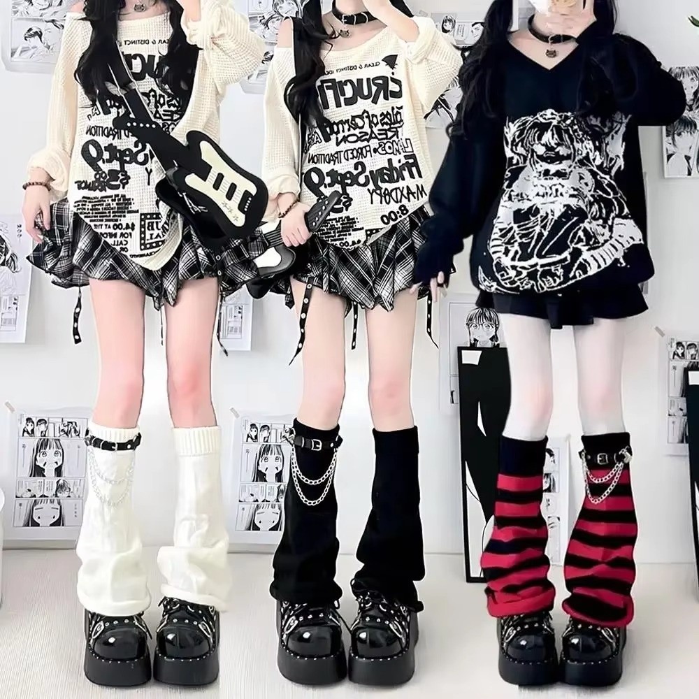 جوارب تدفئة الساقين المحبوكة ع - مراجعة Boot Sock Slouchy وسعره