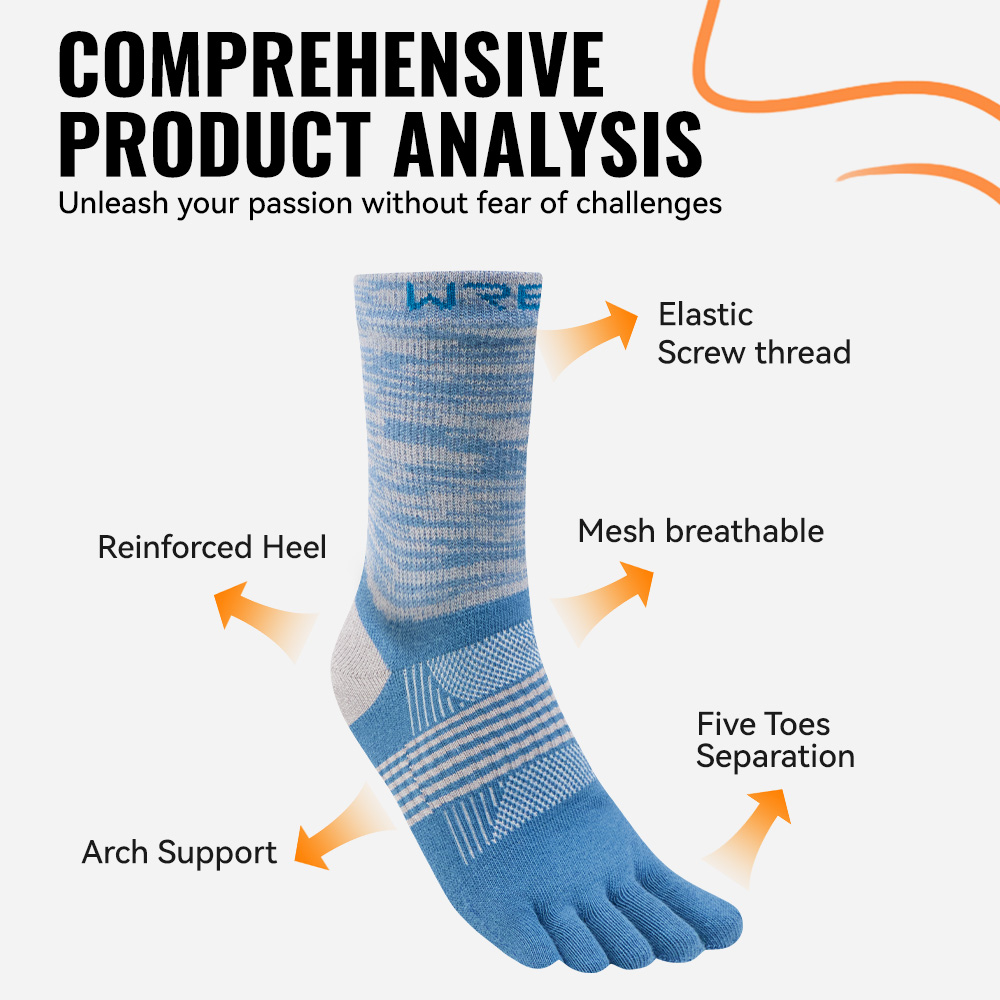 جوارب WRELS للمشي لمسافات طويل - مراجعة Wool Hiking Sock وسعره