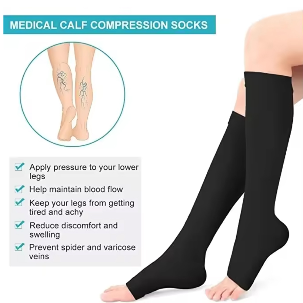جوارب ضغط طبية 23-32 مم زئبق ل - مراجعة Compression Sock Medical وسعره