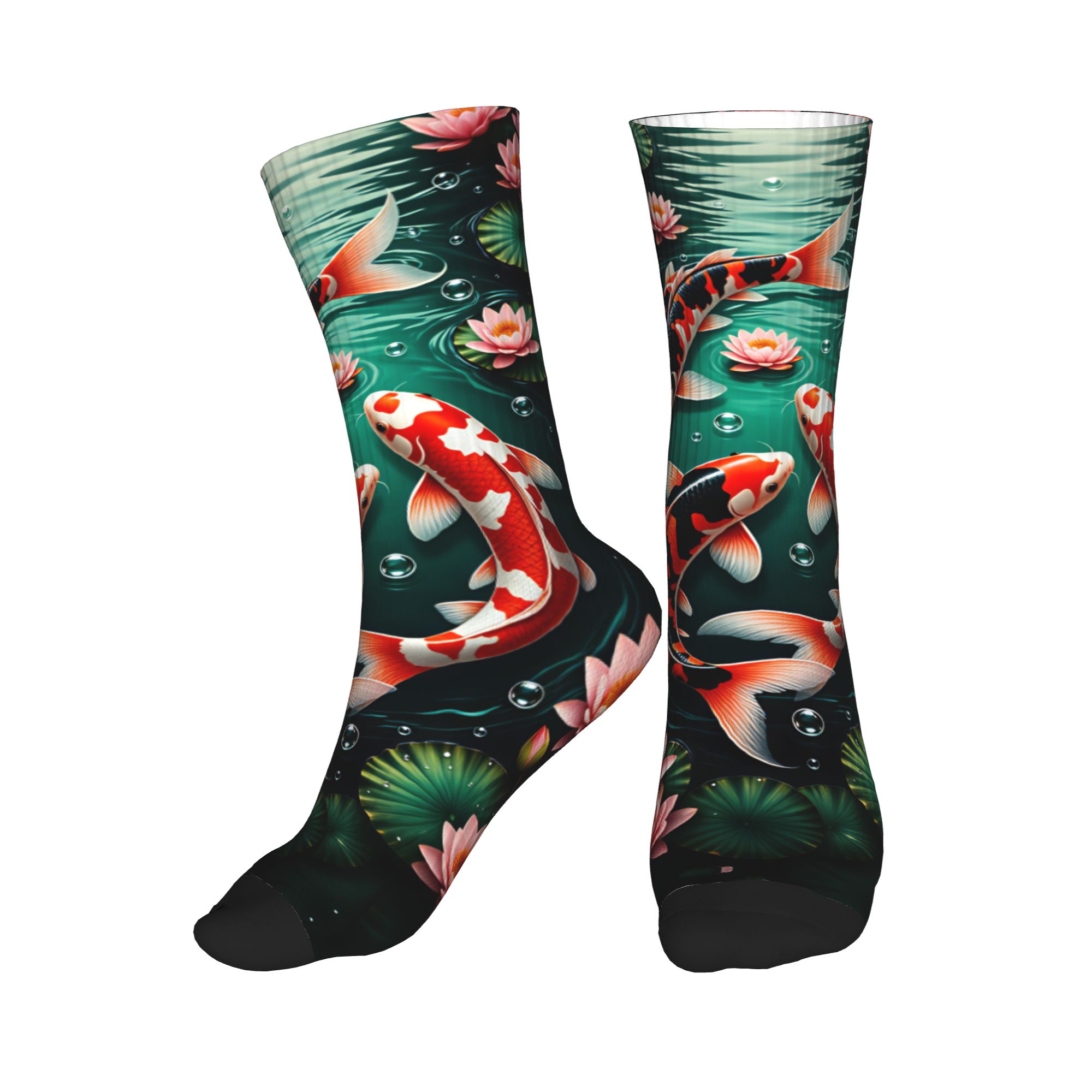 جوارب ثلاثية من نوع Koi Lotus  - مراجعة Dress Sock Men وسعره