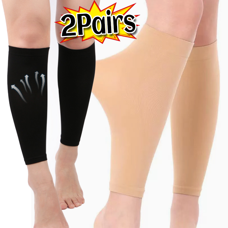 1/2 زوج من الجوارب المرنة لضغط - مراجعة Compression Sleeve Calf وسعره