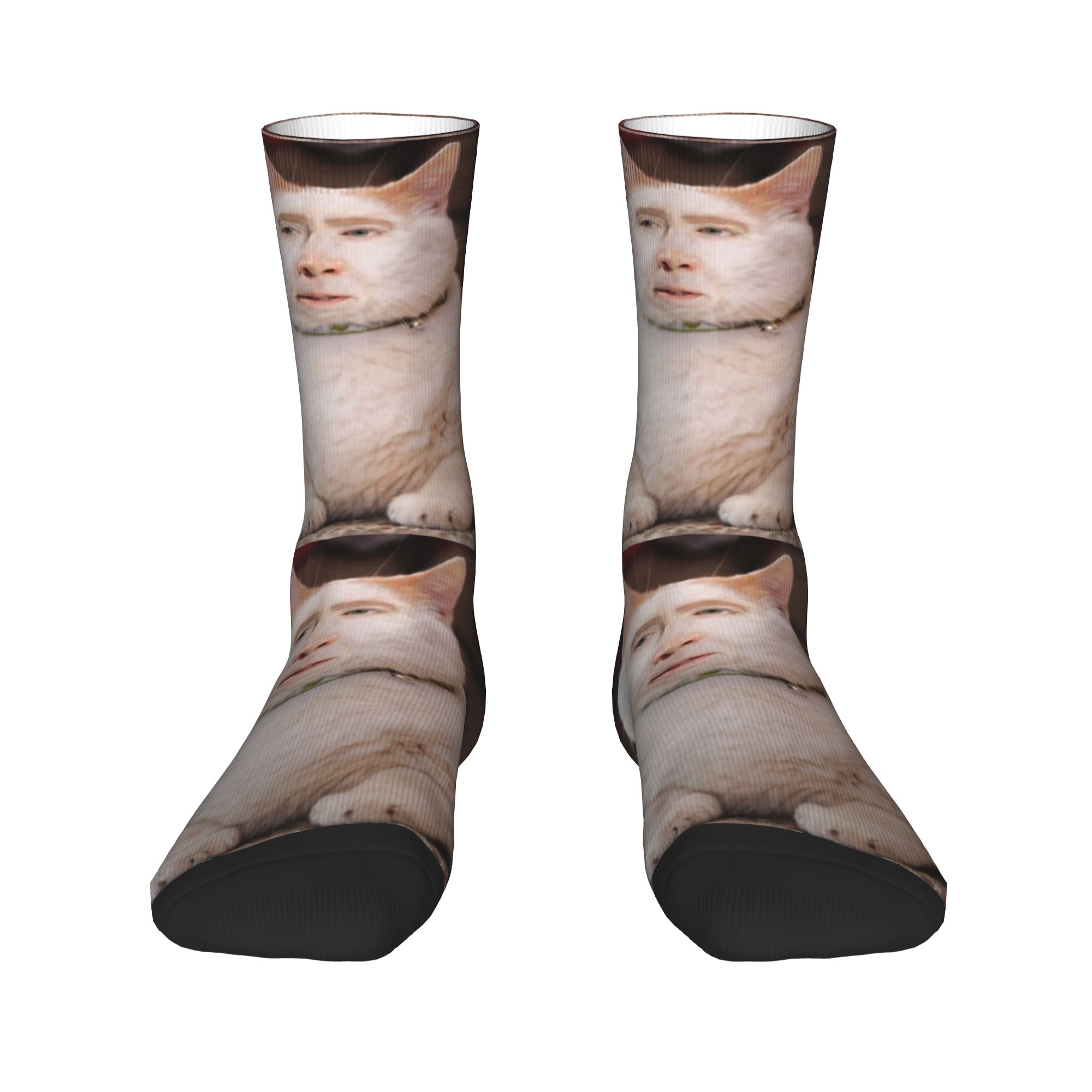 جوارب نيكولاس كيج كات ميم المخ - مراجعة Dress Sock Men وسعره