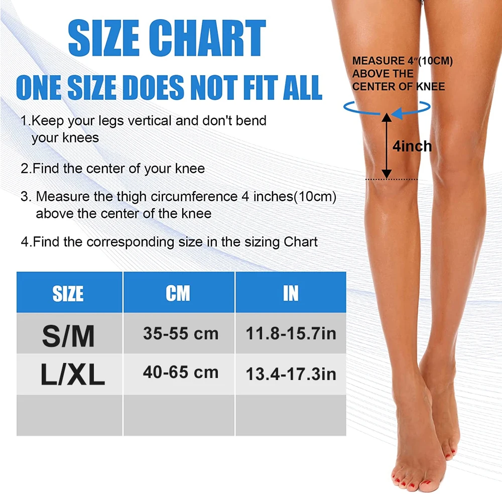 زوج واحد من دعامة الركبة للنسا - مراجعة Compression Sleeve Calf وسعره
